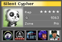 Silent+Cypher's Gamercard